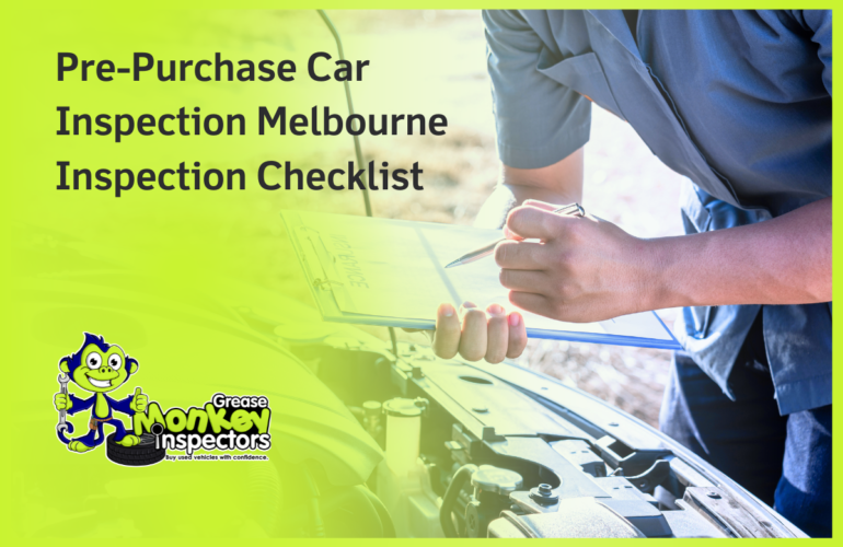 Pre-Purchase Car Inspection Melbourne - Inspection Checklist