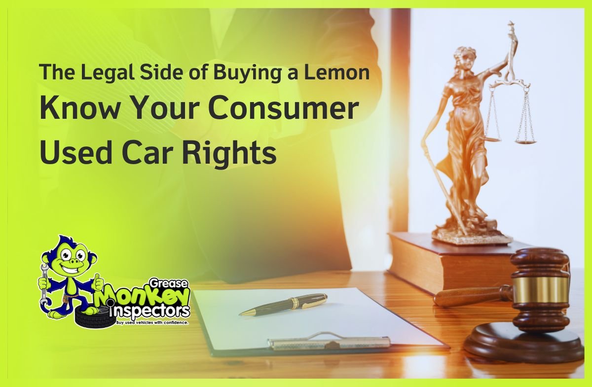 The Legal Side of Buying a Lemon Know Your Consumer Used Car Rights